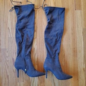 Daya by Zendaya knee high tie boots